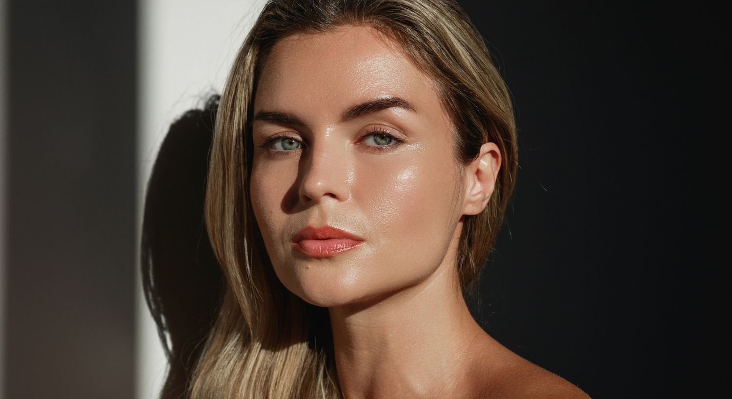 Portrait of an Avon eyelid surgery model in natural light.