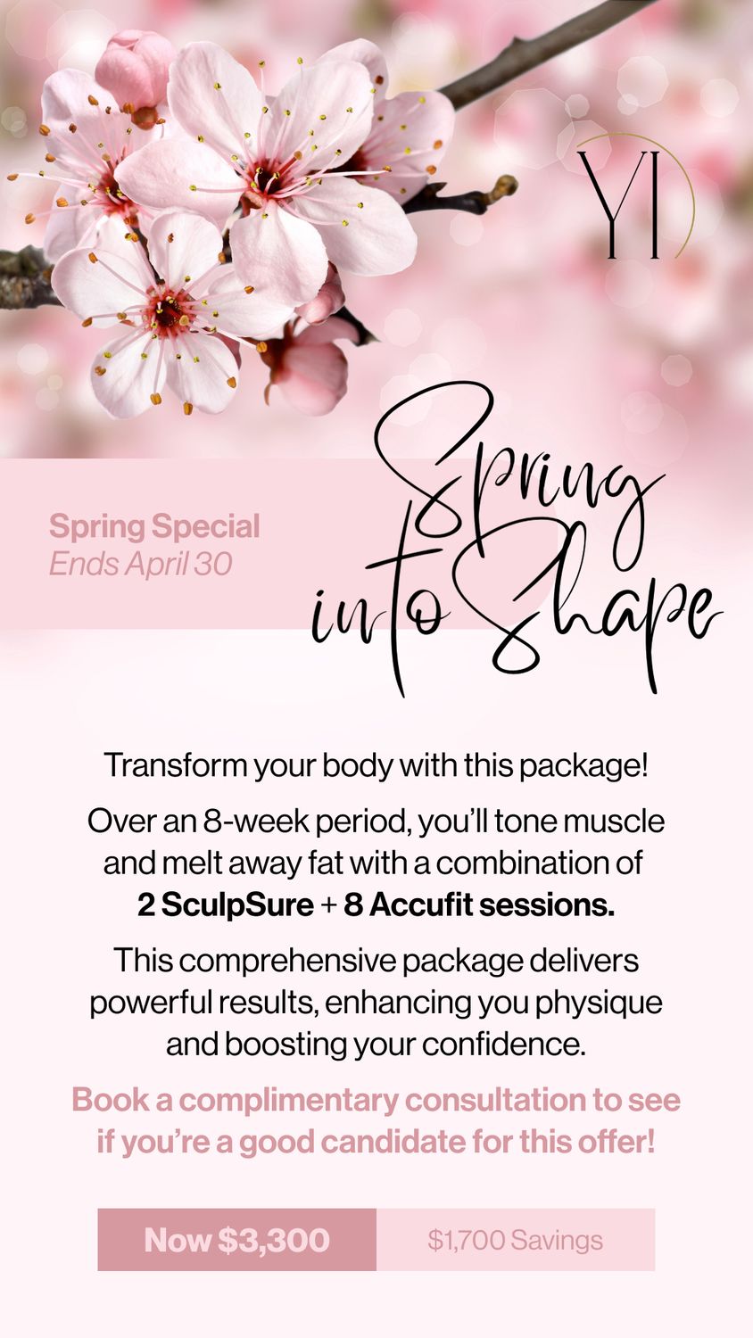 Spring special promotion for body transformation package.